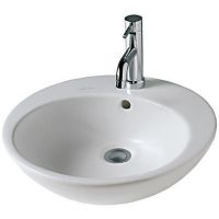 Раковина Hatria Happy Hour 47 Y0M601 Белая — фото 1, Раковины накладные