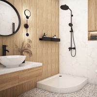 Акриловый поддон для душа Melodia della vita Allegro 90x90 MTYAG9090 Белый — фото 2, Акриловые душевые поддоны