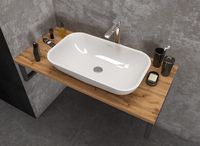 Столешница под раковину 1MarKa Grunge Loft 70 Ц0000015936 Дуб Вотан — фото 3, Столешницы под раковину