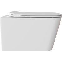 Унитаз Aqueduto Macio MAC0120 подвесной Белый матовый с сиденьем Микролифт — фото 12, Подвесные унитазы