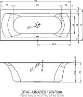 Товар: Акриловая ванна Riho Linares 160х75 L B140008005 (BD5200500000000) без гидромассажа - фото 3 Акриловая ванна Riho Linares 160х75 L B140008005 (BD5200500000000) без гидромассажа — фото 3, Ванны