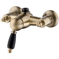 Смеситель для душа Caprigo Adria-Uno Black Edition 02B-517-vot Бронза — фото 1, Смеситель для душа