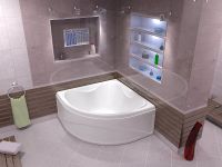 Товар: Акриловая ванна Bas Риола 135x135 В 00030 без гидромассажа - фото 2 Акриловая ванна Bas Риола 135x135 В 00030 без гидромассажа — фото 2, Ванны