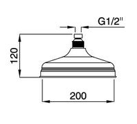 Верхний душ CEZARES CZR-U-SP8-20-03/24 — фото 2, Верхние души