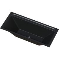 Акриловая ванна Corpa Nera Bellini 180x80 CN05032BLM Черная матовая без гидромассажа — фото 9, Акриловые ванны