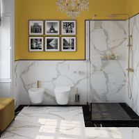 Комплект унитаза с инсталляцией Aqueduto Ovo AQDS022 с сиденьем Микролифт и Белой глянцевой клавишей — фото 25, Комплекты унитаз + инсталляция