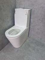 Унитаз компакт CeramaLux TR2178-1 Белый глянцевый с бачком и сиденьем Микролифт — фото 2, Напольные унитазы