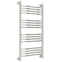 Водяной полотенцесушитель Сунержа Флюид 1000x500 Хром — фото 2, Водяные полотенцесушители