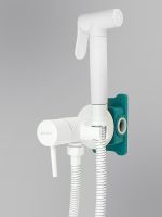 Гигиенический душ со смесителем ALMAes Benito AL-859-06 Белый — фото 2, Гигиенические души