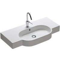 Раковина Hatria Area 91 YXA001 Белая — фото 1, Раковины подвесные