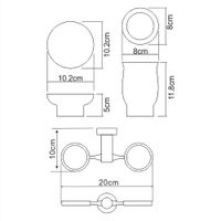 Товар: K-24226 Держатель стакана и мыльницы - фото 3 K-24226 Держатель стакана и мыльницы — фото 3, Аксессуары для раковины