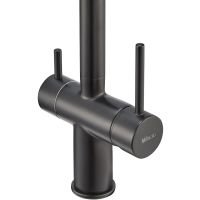 Смеситель для кухни Milacio Ultra MCU.557.TB / латунь / матовый / Total Black / однорычажный / с возможностью подключения фильтра — фото 5, Смесители для кухни