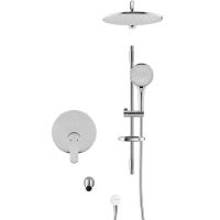 Товар: Душевая система Swedbe Platta 5542 Хром - фото 6 Душевая система Swedbe Platta 5542 Хром — фото 6, Встраиваемые душевые комплекты