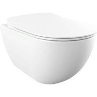 Унитаз биде Creavit Free FE320-00MB00E-0000 подвесной Белый матовый без сиденья — фото 1, Унитазы