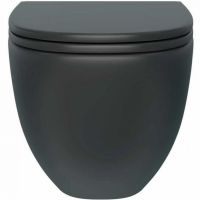 Унитаз Maretti Elena EA10PBM61-560 подвесной Черный с сиденьем Микролифт — фото 8, Подвесные унитазы