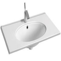 Раковина CeramaLux 61 9060F Белая — фото 1, Раковины