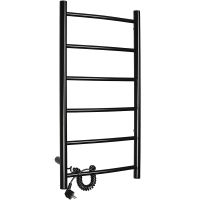 Товар: Электрический полотенцесушитель Domoterm Аврора DMT 109-6 40x80 EKL Черный матовый - фото 4 Электрический полотенцесушитель Domoterm Аврора DMT 109-6 40x80 EKL Черный матовый — фото 4, Электрические полотенцесушители