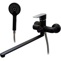 Смеситель для ванны Melodia della vita Rumba MDV35341bk универсальный Черный — фото 1, Смеситель для ванны