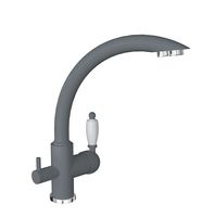 Florentina Смеситель ШАЛЕ FL, цвет Серый шелк ( CHALET FL, Grey Silk) арт-333.25H.2113.307 — фото 1, Смесители для кухни