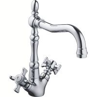 Смеситель для кухни Haiba HB4324 Хром — фото 1, Смесители для кухни