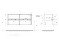 База под раковину CEZARES TIFFANY 54954 Bianco Opaco — фото 2, Тумбы под раковину