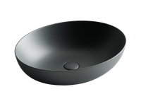 Раковина-чаша Ceramicanova Element 52 CN6017MDH Темный антрацит матовый — фото 3, Раковины накладные