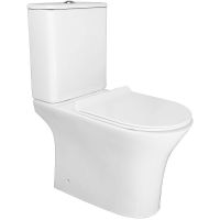 Товар: Унитаз компакт Azario Fretta Round AZ-1217+AZ-1216 с бачком и сиденьем Микролифт - фото 1 Унитаз компакт Azario Fretta Round AZ-1217+AZ-1216 с бачком и сиденьем Микролифт — фото 1, Унитазы