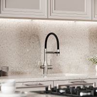 Товар: Смеситель для кухни Sancos Garda SC4009BN Никель брашированный Черный - фото 8 Смеситель для кухни Sancos Garda SC4009BN Никель брашированный Черный — фото 8, Смесители для кухни