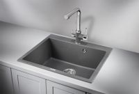 Товар: Granula-6001, ГРАФИТ (ЧЁРНО-СЕРЫЙ), кухонная мойка, кварц - фото 2 Granula-6001, ГРАФИТ (ЧЁРНО-СЕРЫЙ), кухонная мойка, кварц — фото 2, Кухонные мойки