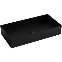 Раковина-чаша Ceramicanova Element 70 CN6071MB Черная матовая — фото 2, Раковины накладные