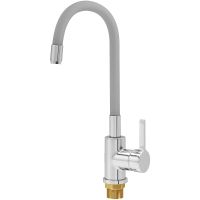 Смеситель для кухни Aringa Твид AR02022GR Хром Серый — фото 1, Смесители для кухни