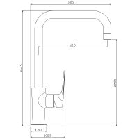Товар: Смеситель для кухни Rossinka RS46-23 Хром - фото 2 Смеситель для кухни Rossinka RS46-23 Хром — фото 2, Смесители для кухни