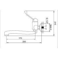 Смеситель для кухни Melodia della vita Medico MDV40812 Хром — фото 2, Смесители для кухни