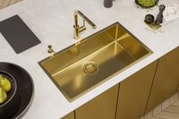 Смеситель для кухни ALVEUS ZEOS P MONARCH GOLD — фото 4, Смесители для кухни