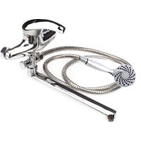 Смеситель для ванны Сантаком StOmega 3307-3 универсальный Хром — фото 1, Для душа и ванны