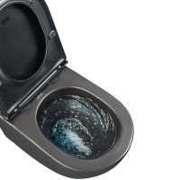 Товар: Унитаз Lemark Glazer 9612004 подвесной Черный матовый с сиденьем Микролифт - фото 3 Унитаз Lemark Glazer 9612004 подвесной Черный матовый с сиденьем Микролифт — фото 3, Подвесные унитазы