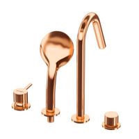 Товар: Смеситель на борт ванны CEZARES LEAF-BVDM4-L-SS - фото 6 Смеситель на борт ванны CEZARES LEAF-BVDM4-L-SS — фото 6, Смесители на борт ванны