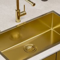 Смеситель для кухни ALVEUS ZEOS P MONARCH GOLD — фото 3, Смесители для кухни