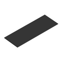 Вставка в дно металлического каркаса под раковину CEZARES CADRO-120-MENS-NERO — фото 1, Комплектующие для мебели в ванной