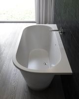 Ванна из искусственного камня Holbi Galatea 169x77 1.01.003.11.1 Белая матовая — фото 5, Ванны