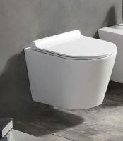 Унитаз Azario Nova AZ2217 подвесной Белый с сиденьем Микролифт — фото 3, Подвесные унитазы