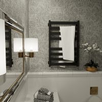 Электрический полотенцесушитель Altasan Ронда 5 Проф 80х50 Ронда5Проф8050ЧМ Черный муар — фото 3, Электрические полотенцесушители