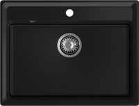 Товар: GRANFEST Мойка LEVEL 660 1-чаша 660*500мм черный арт.GF- - фото 2 GRANFEST Мойка LEVEL 660 1-чаша 660*500мм черный арт.GF- — фото 2, Кухонные мойки