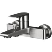 Смеситель для ванны BelBagno Nova NOV-VASM-IN Сатин — фото 1, Для душа и ванны