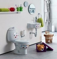 Товар: Унитаз компакт Creavit Cocuk CK310-11CB00E-FF00 Белый с декором без сиденья и бачка - фото 4 Унитаз компакт Creavit Cocuk CK310-11CB00E-FF00 Белый с декором без сиденья и бачка — фото 4, Напольные унитазы