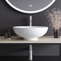 CEZARES Раковина керамическая накладная 43 см, арт-CZR-NEW-43-LVB — фото 3, Раковины накладные