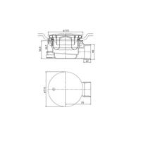 Товар: Сифон для душевого поддона 90/60 - фото 2 Сифон для душевого поддона 90/60 — фото 2, Акриловые душевые поддоны