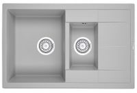 Granula-7802, СЛАНЕЦ, кухонная мойка, кварц — фото 1, Кухонные мойки