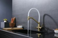 Смеситель для кухни Raglo R81.62.03 Золото матовое Белый — фото 27, Смесители для кухни