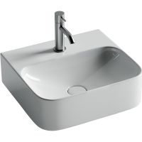 Раковина Ceramicanova Aura 44 CN2005 Белая — фото 1, Раковины подвесные